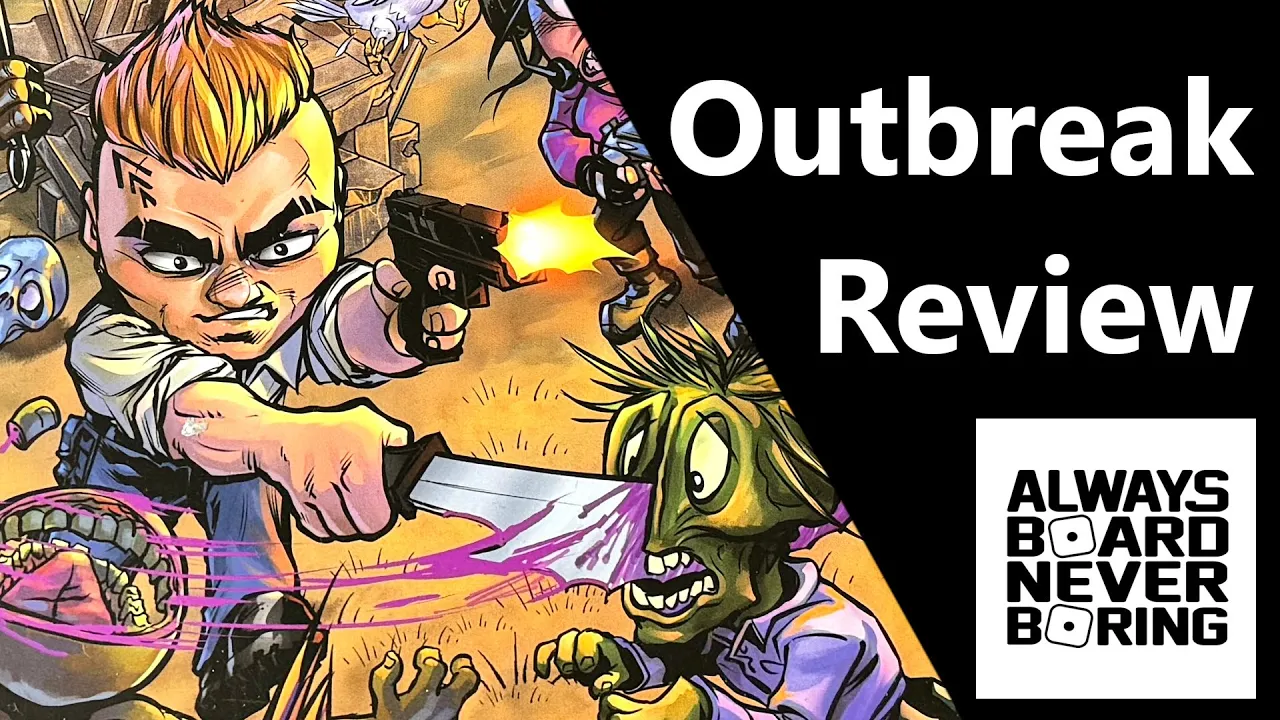Outbreak Board Game Review | Save Humanity in a Hardcore Zombie Survival Game | Sponsored