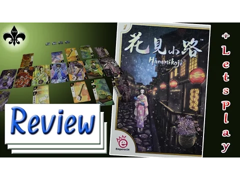 Hanamikoji Review + Let´s Play Kartenspiel Emperor S4 Games Essen 2016 Neuheit