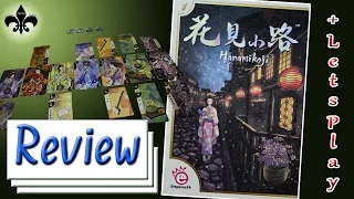 Hanamikoji Review + Let´s Play  Kartenspiel Emperor S4 Games Essen 2016 Neuheit