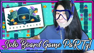 Aquamarine 🐠 | Solo Board Game PaRTy!!! (Playthrough and Review/ Tutorial, yup!) 🎉