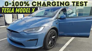 Tesla Model X Final Production Charging Curve! 0-100% vs Lucid Gravity GT