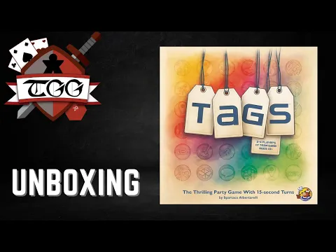 Tags Board Game Unboxing