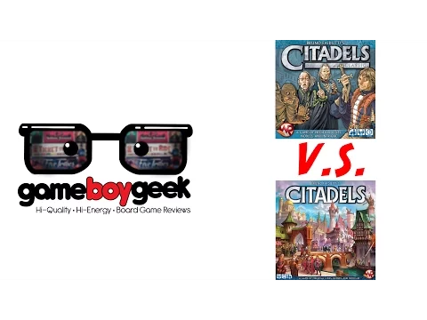 Citadels Comparison 2016 edition  V.S. Original with the Game Boy Geek