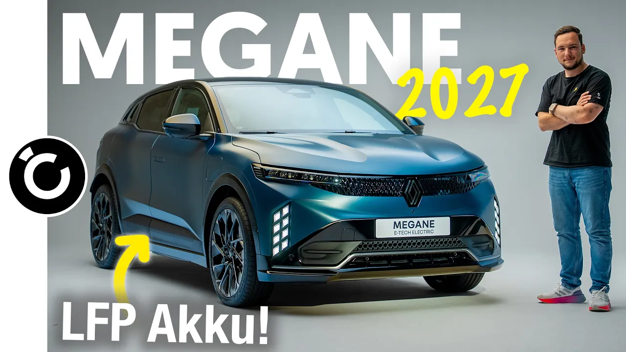 Renault Megane 2027 Facelift - neuer Akku & schnelles Laden | in unter 10 min