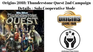 Origins 2018: Thunderstone Quest 2nd Campaign Details + Solo/Cooperative Mode