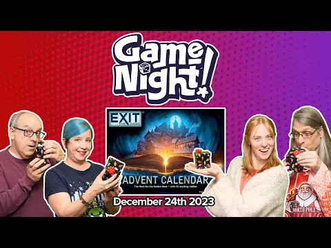 GameNight! 24 Days of Christmas - Exit: The Game Advent Calendar The Hunt for the Golden Book Day 24