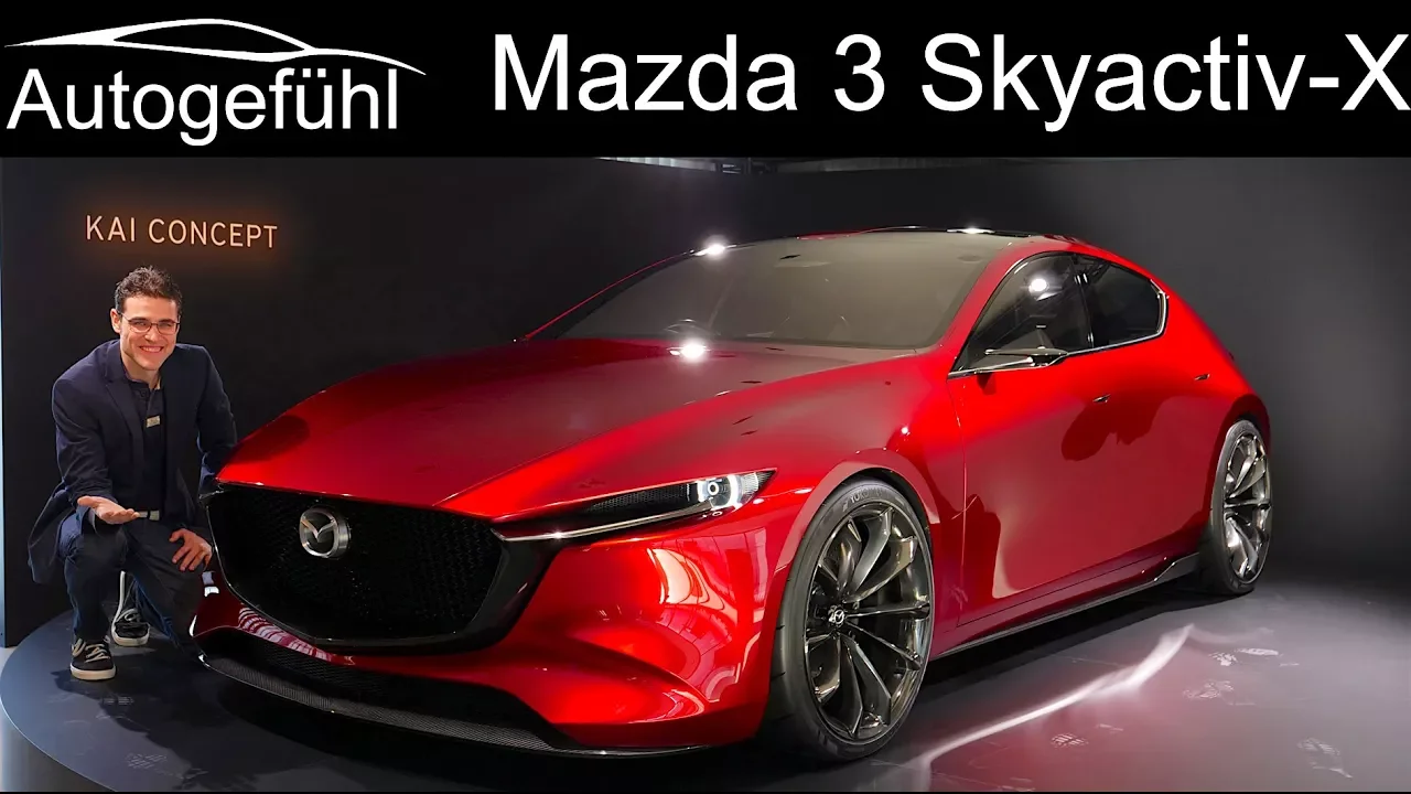 2019 all-new Mazda 3 PREVIEW with Skyactiv-X Diesel-Petrol engine Mazda3 comparison - Autogefühl