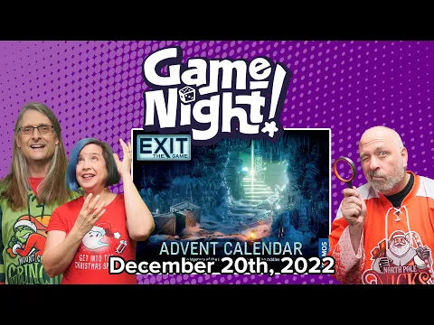 GameNight! 24 Days of Advent - Exit: The Game – Advent Calendar: The Mystery of the Ice Cave Dec. 20