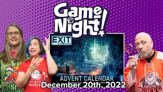 GameNight! 24 Days of Advent - Exit: The Game – Advent Calendar: The Mystery of the Ice Cave Dec. 20