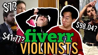 Professional Violinists Review $5 vs $100 Fiverr Violinists