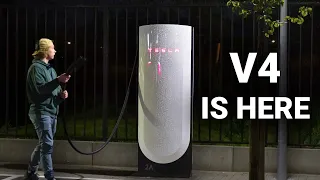 The First V4 Supercharger In The World - Harderwijk