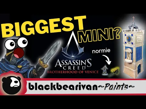 The BIGGEST mini in the Assassin's Creed Brotherhood of Venice Board Game? (Painting the TOWER)