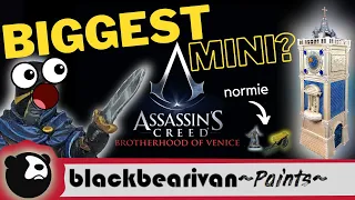 The BIGGEST mini in the Assassin's Creed Brotherhood of Venice Board Game? (Painting the TOWER)