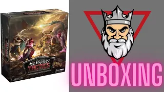 Ascension Tactics Miniatures Deckbuilding Game Unboxing