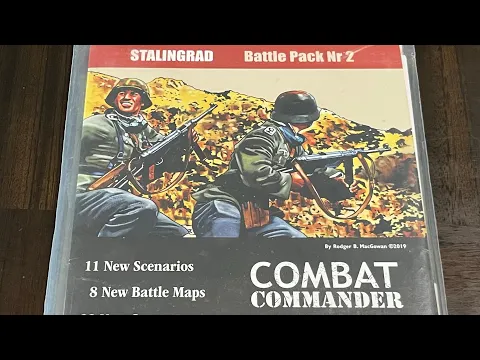 Combat Commander Battle Pack #2: Stalingrad (GMT) - Unbagging and Overview