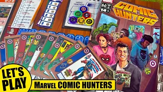 COMIC HUNTERS Board Game | Solo Playthrough