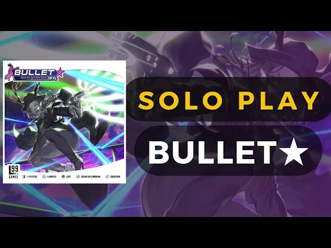 Bullet Star Board Game - Score Attack Mode Full Solo Playthrough | DaniCha