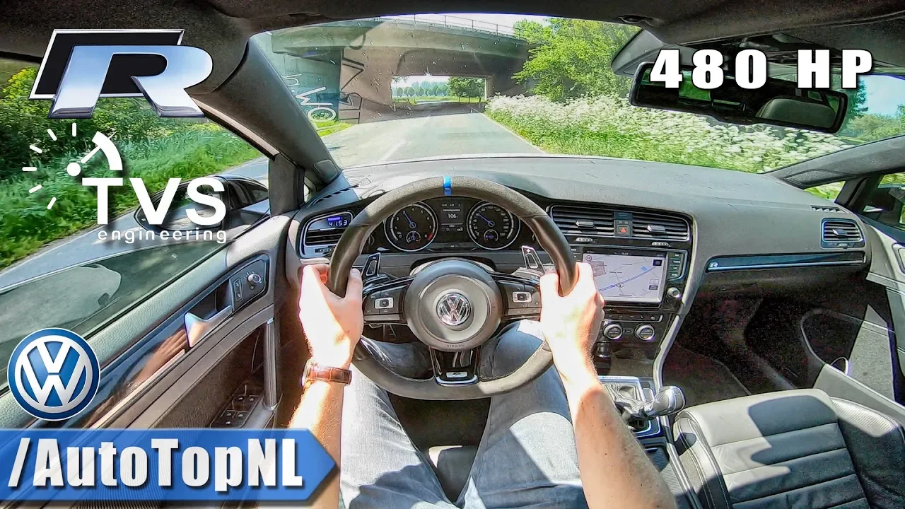 VW GOLF R 480HP | TVS Engineering | POV Test Drive by AutoTopNL