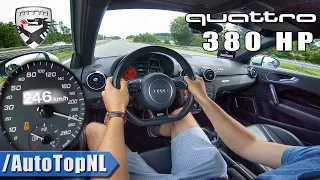 AUDI A1 QUATTRO 380HP MTM | AUTOBAHN Test Drive by AutoTopNL
