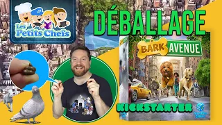 Déballage de Bark Avenue v. Kickstarter Jeu de Société | Les Petits Chefs