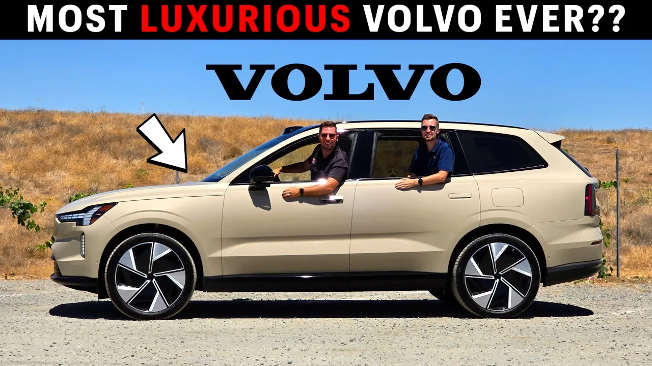 2025 Volvo EX90 -- Meet the *New* 3-Row Flagship Volvo SUV!