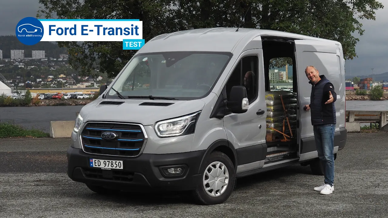 Test av Ford E-Transit - hva blir forbruket med fullt lass?
