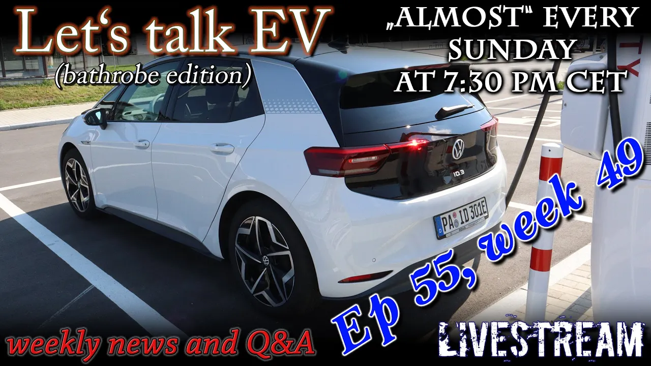 (live) Let's talk EV - What are your VW Id.3/Id.4 Tips and Tricks?