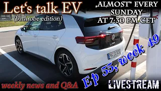 (live) Let's talk EV - What are your VW Id.3/Id.4 Tips and Tricks?