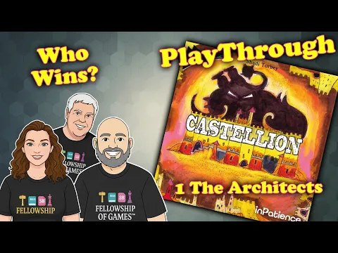 Castellion Playthrough 1 The Architects Defending the Castle in This Solo Puzzle Strategy Game!