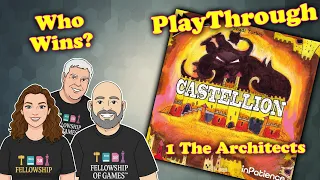 Castellion Playthrough 1 The Architects Defending the Castle in This Solo Puzzle Strategy Game!