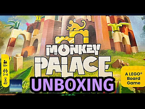 Monkey Palace Board Game | Unboxing (No Talking)