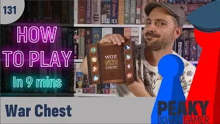 How to play War Chest board game - Full teach + Visuals - Peaky Boardgamer