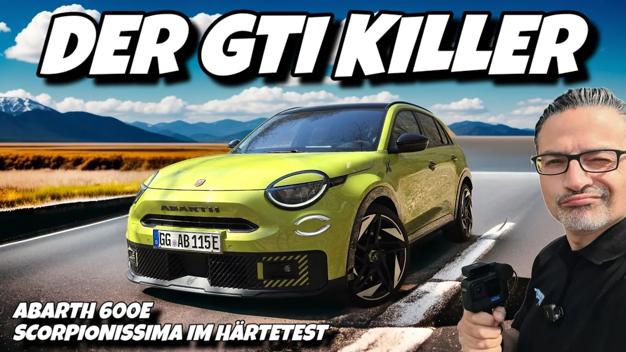 GTI Jäger Elektro ABARTH 600e Scorpionissima im ersten Härtest! #ev