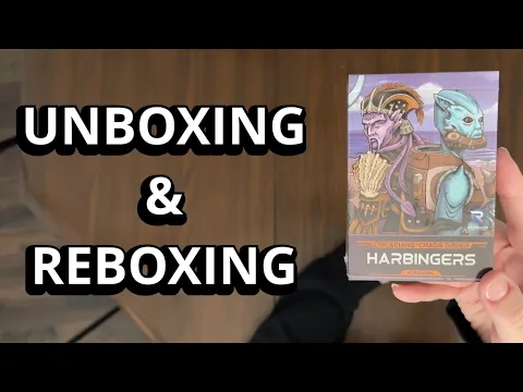 Circadians: Chaos Order Harbingers Expansion - Board Game Unboxing & Reboxing - What's in the Box?