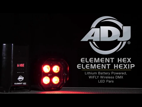 Product video thumbnail for ADJ American DJ Element HEX IP Wireless Battery-Powered LED Wash Light