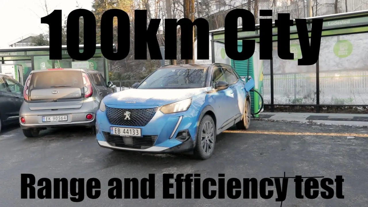 Peugeot e-2008 100km City Range Test!