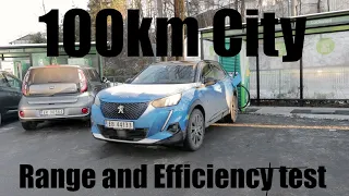 Peugeot e-2008 100km City Range Test!