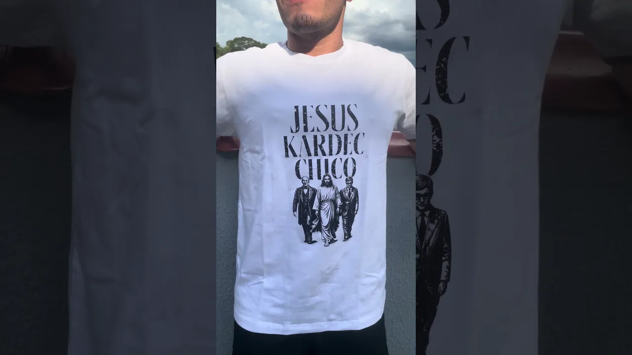 Vídeo de Transcender Camiseta Espírita