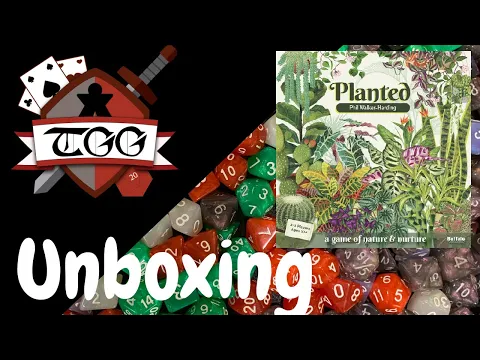 Planted A Game of Nature & Nurture Board Game Unboxing
