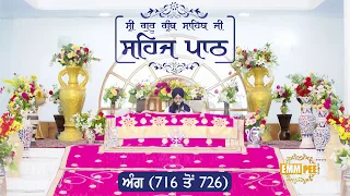 Angg 716 to 726 - Sehaj Pathh Shri Guru Granth Sahib Punjabi