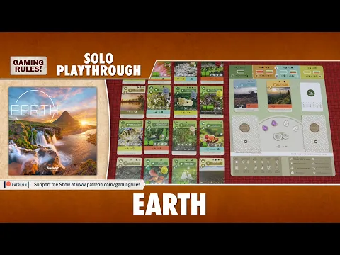 Earth - Solo Tutorial & Playthrough