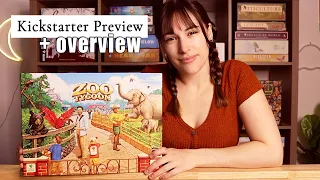 Zoo Tycoon The Board Game | Kickstarter Preview & Overview