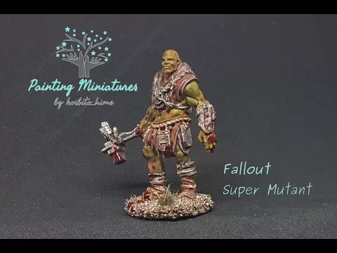 Fallout: The Board Game- Painting Super Mutant Miniature
