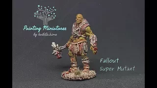 Fallout: The Board Game- Painting Super Mutant Miniature
