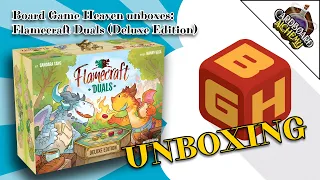 Board Game Heaven Unboxing 268: Flamecraft Duals (Cardboard Alchemy)