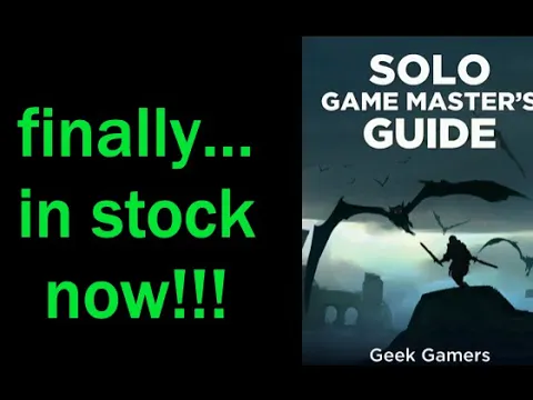 Solo GM Guide IN STOCK NOW!!!
