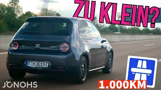 E-Kleinwagen auf der Langstrecke: Honda e 1.000km auf der Autobahn!