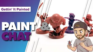 Marvel United Miniature Painting Live Stream and Chat