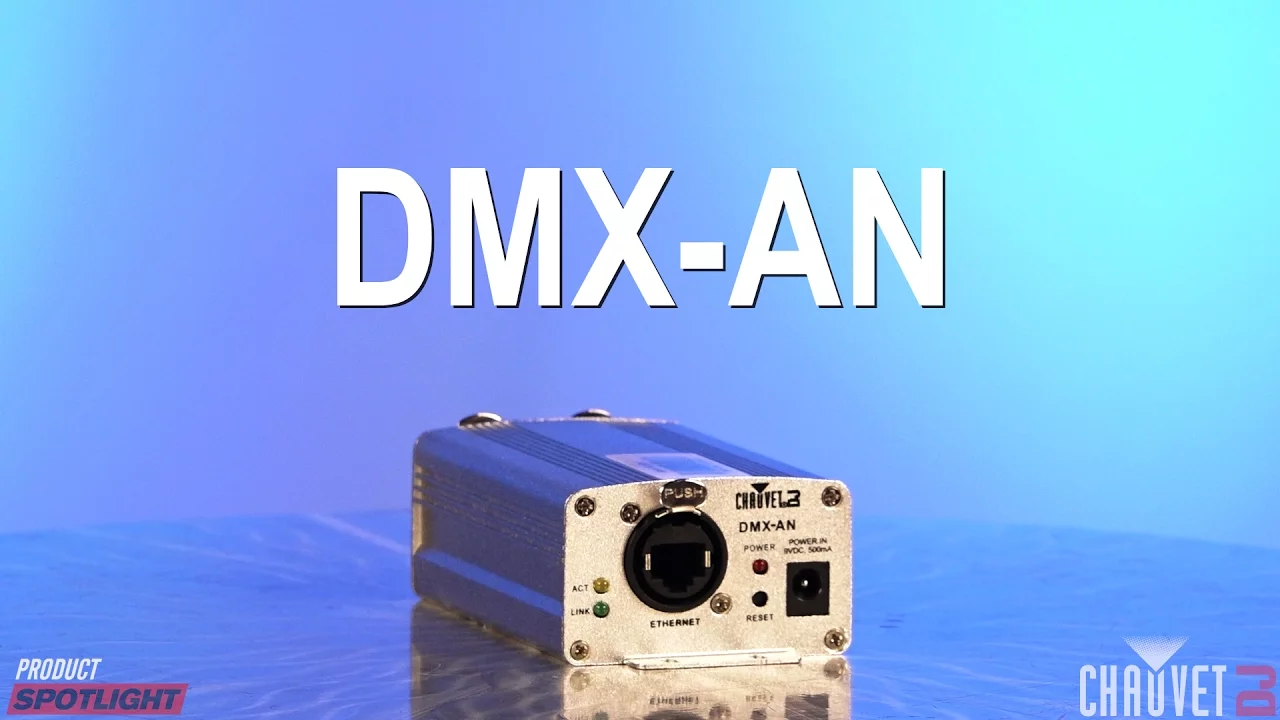 Product video thumbnail for Chauvet DMX-AN Art-Net &amp; DMX Converter