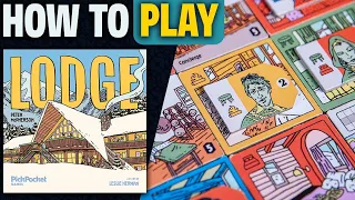 Lodge | How to Play | Learn to Play in 8 Minutes! | Tile Placement Board Game Tutorial